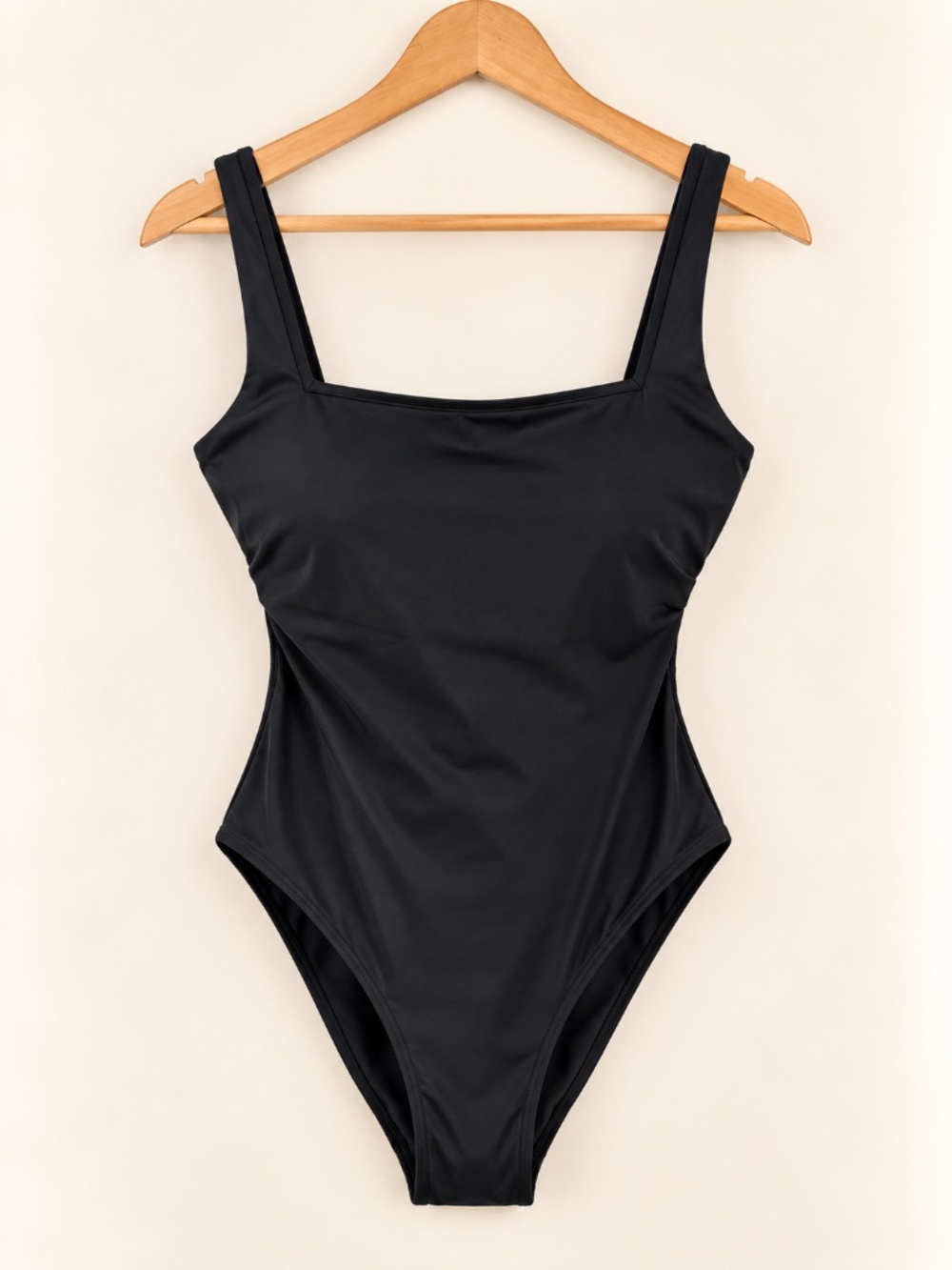J.Crew Squareneck one piece classic sculpt swimsuit CS583